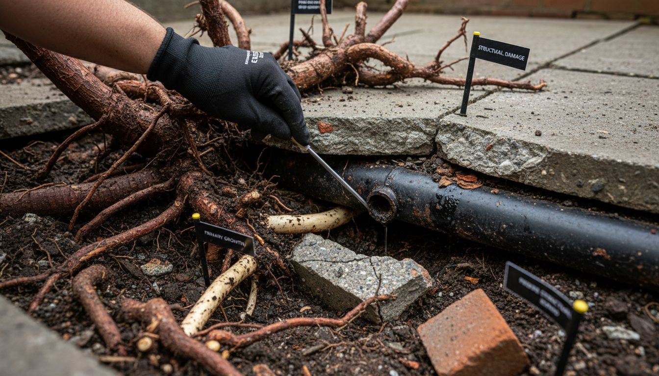 knotweed roots damage