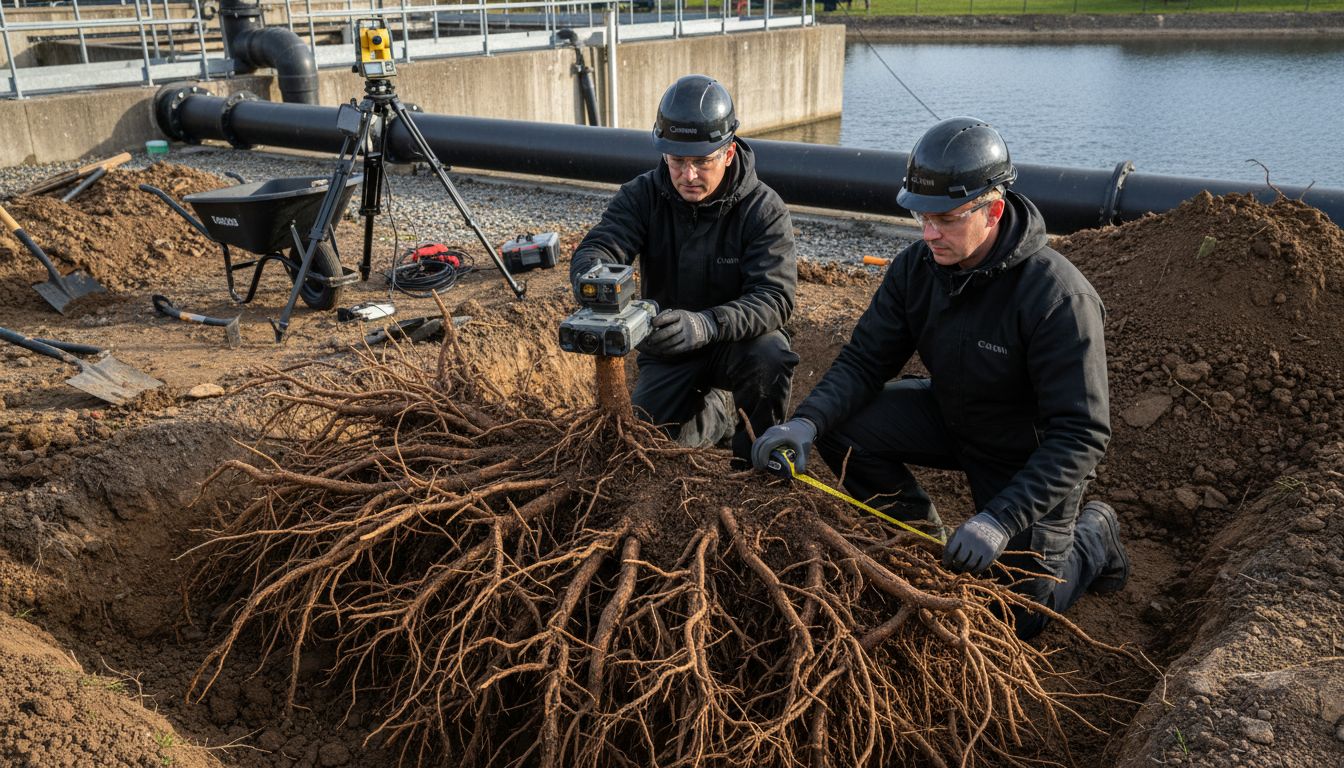 knotweed excavation rhizomes