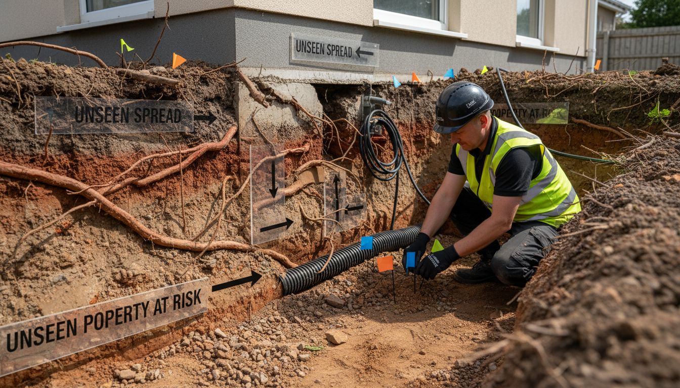 knotweed rhizome network