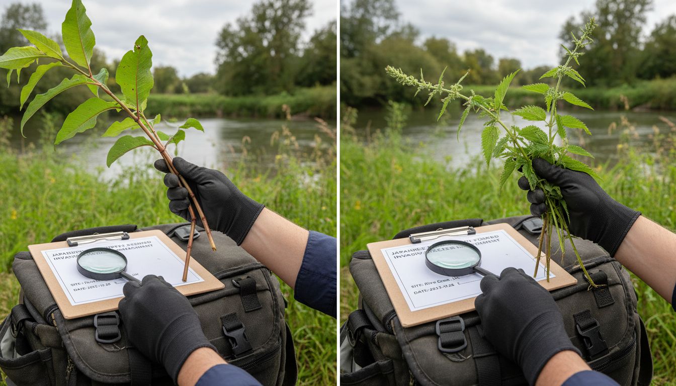knotweed vs native comparison