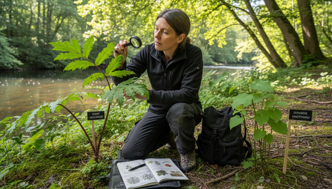 plant identification fieldwork