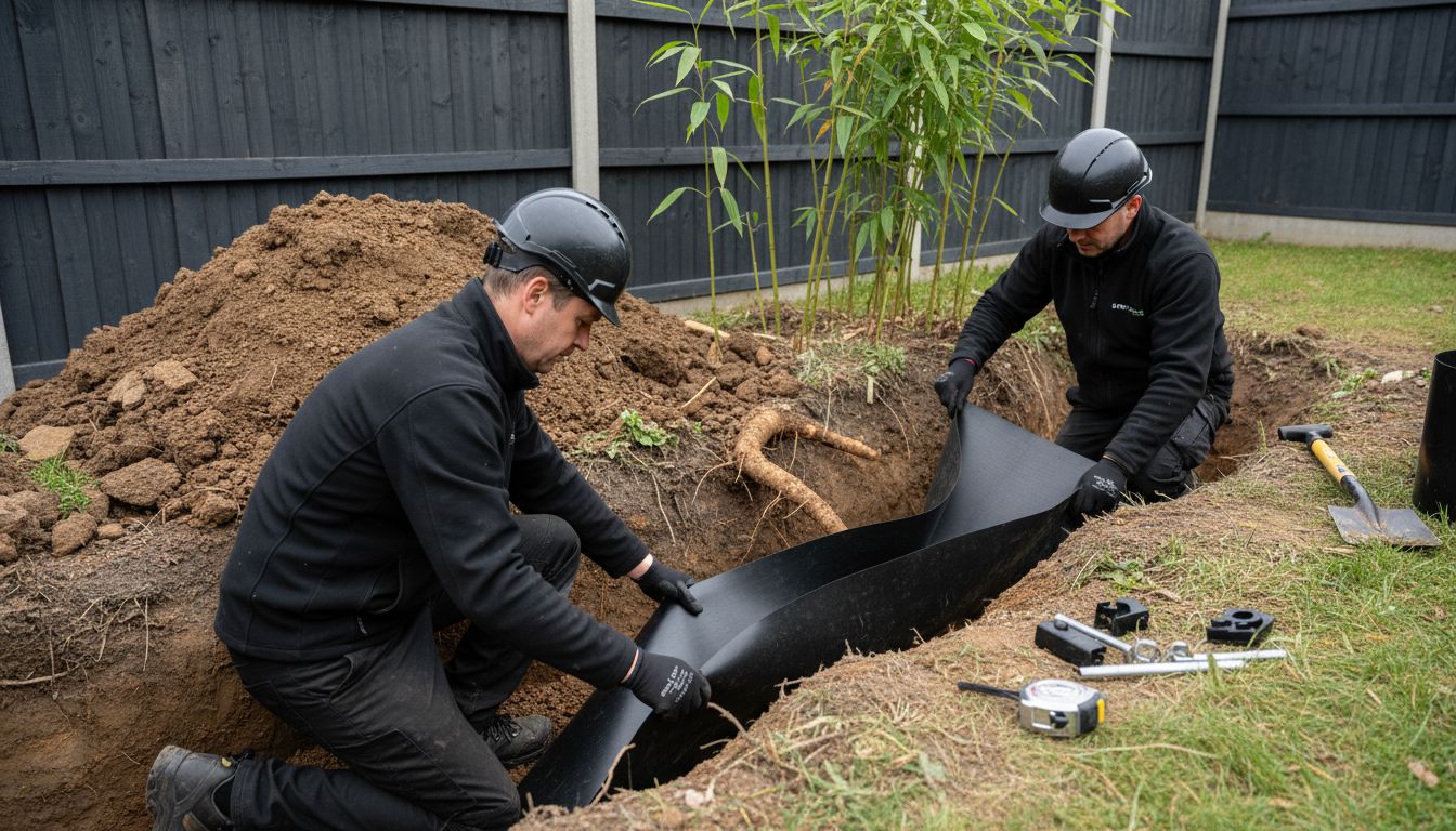 root barrier installation