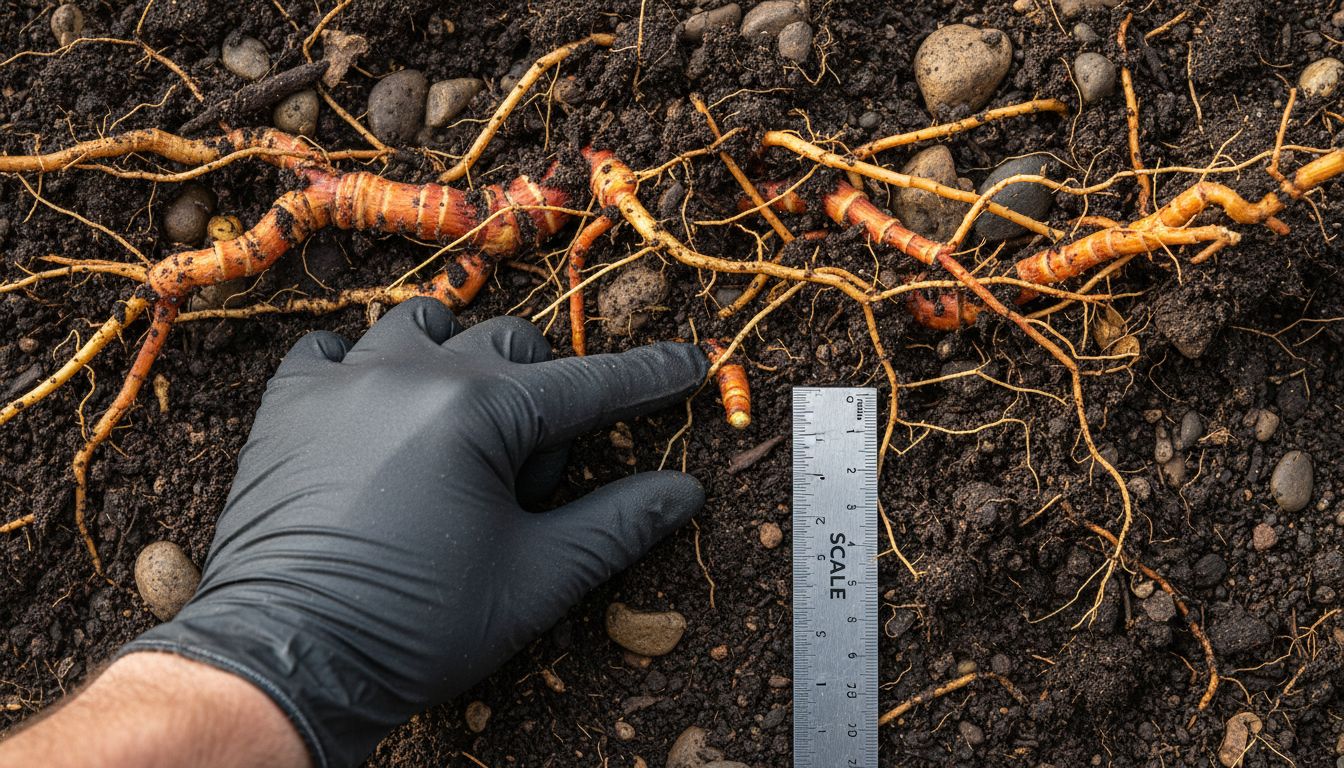 knotweed rhizome structure