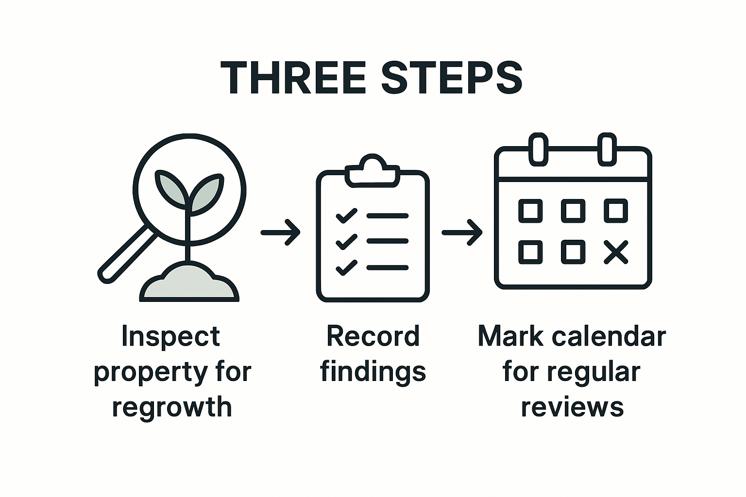 Knotweed monitoring verification infographic