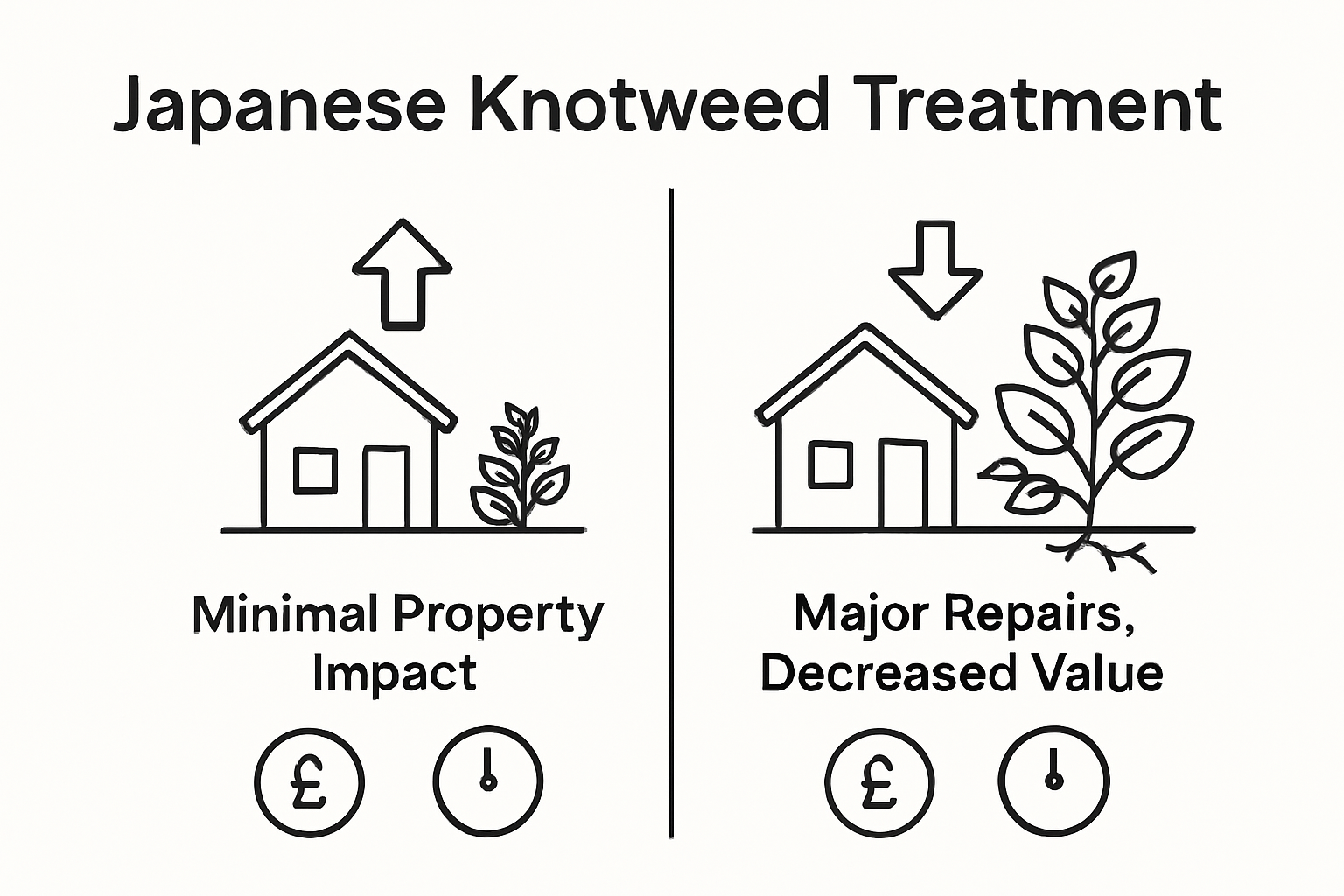 Infographic: early vs late knotweed treatment impact