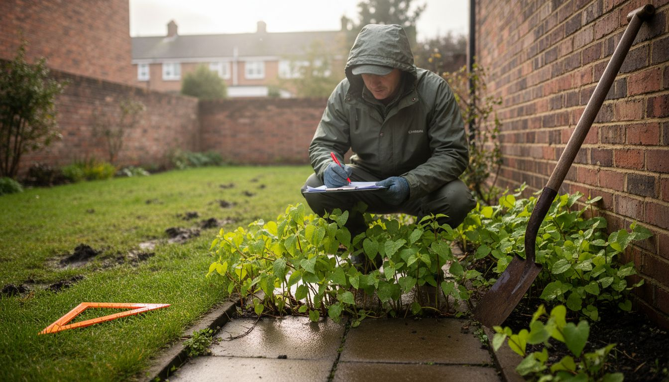 Japanese Knotweed spreading in UK garden