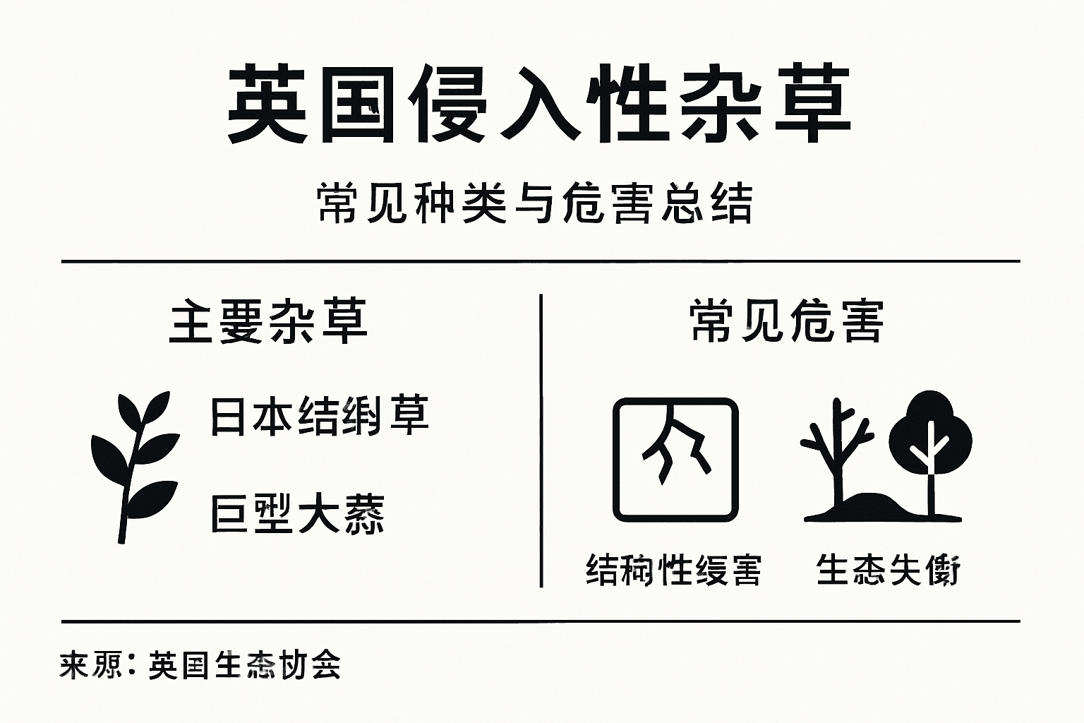英国家庭常见入侵杂草及其危害一览