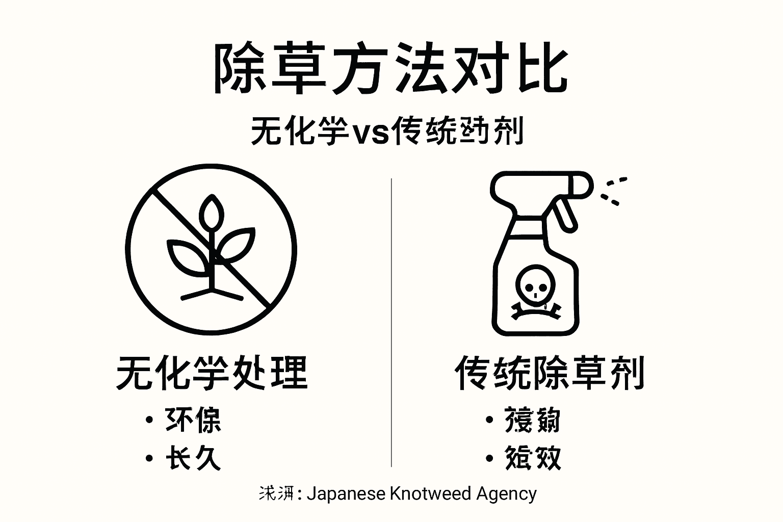 结缕草无化学处理效果对比图