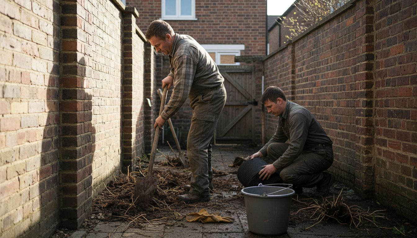 园艺师采用无化学药剂的方式来治理入侵植物,注重环保与自然共生。