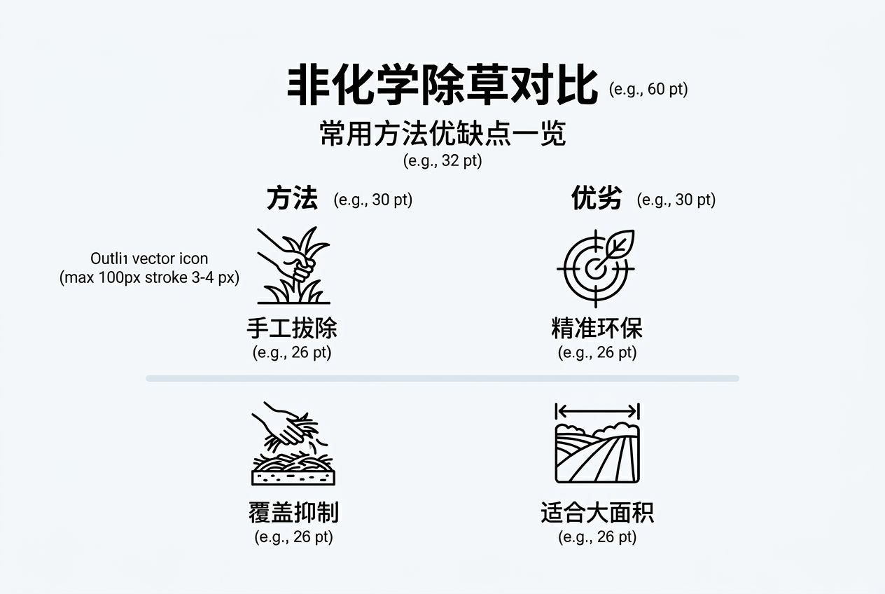 除草方法对比一览图