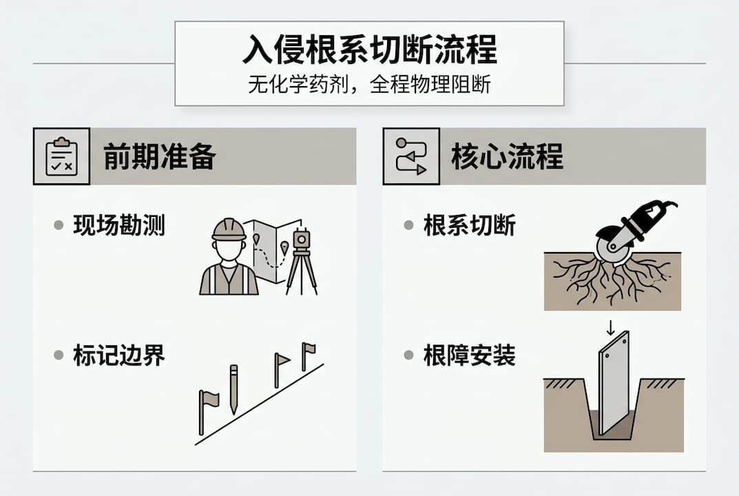 侵入性根系治理流程一览图（精简版）