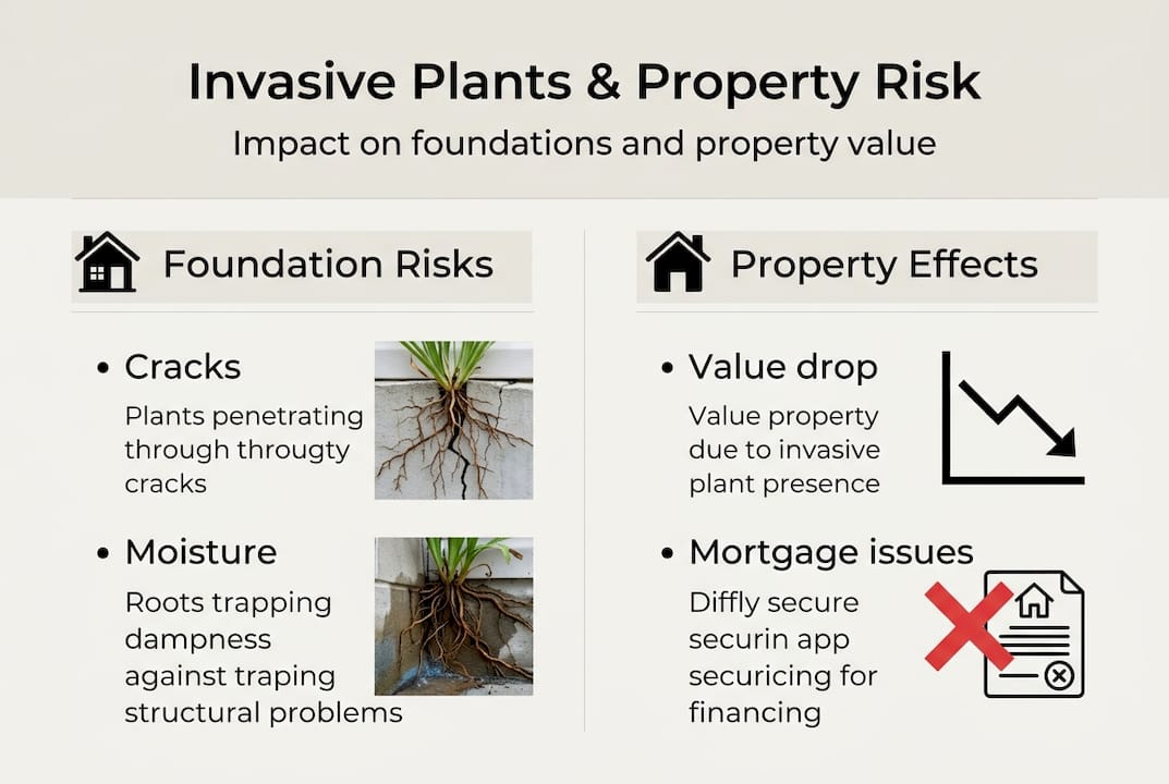 Infographic shows property risks from invasive plants
