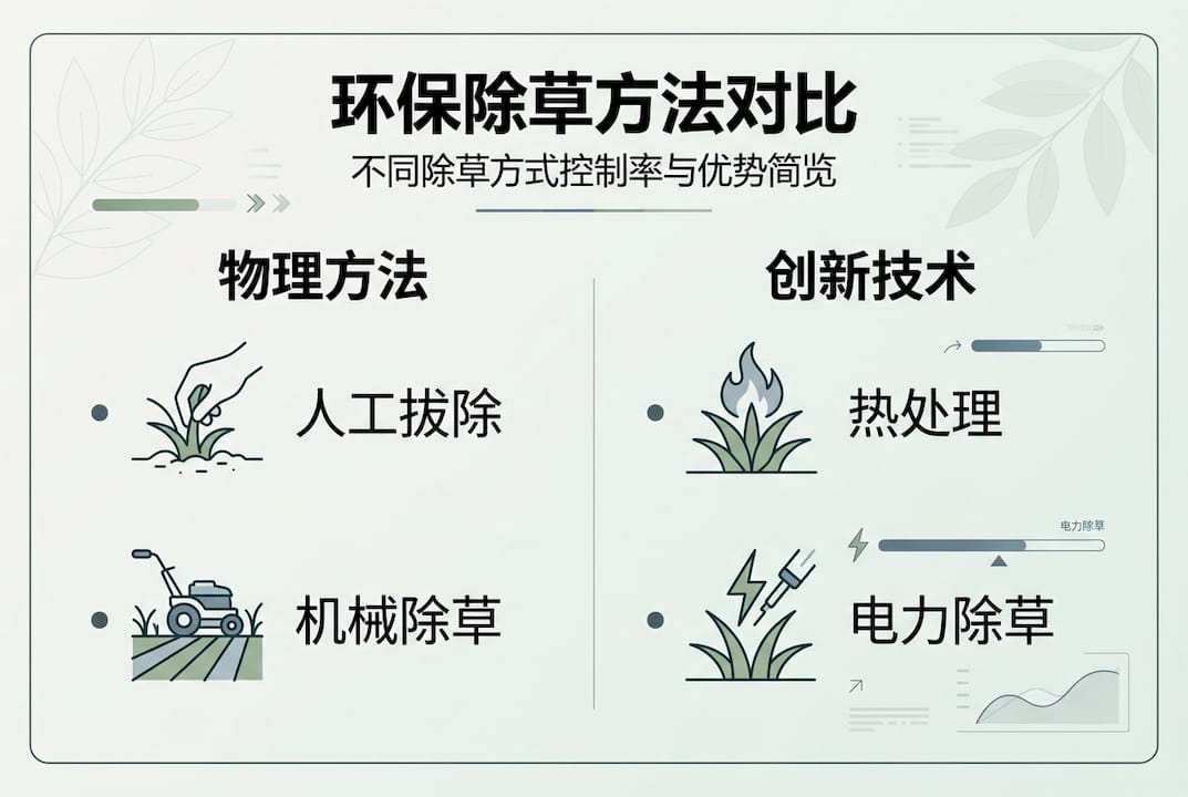 环保除草方式一览简明图
