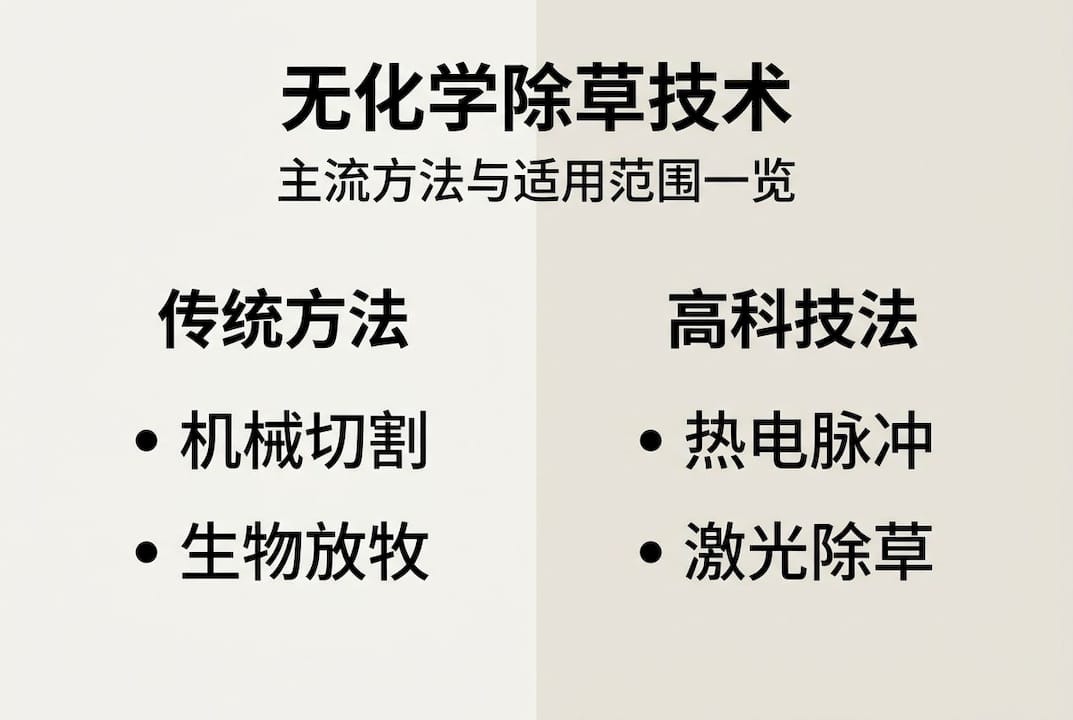 非化学除草方法对比一览