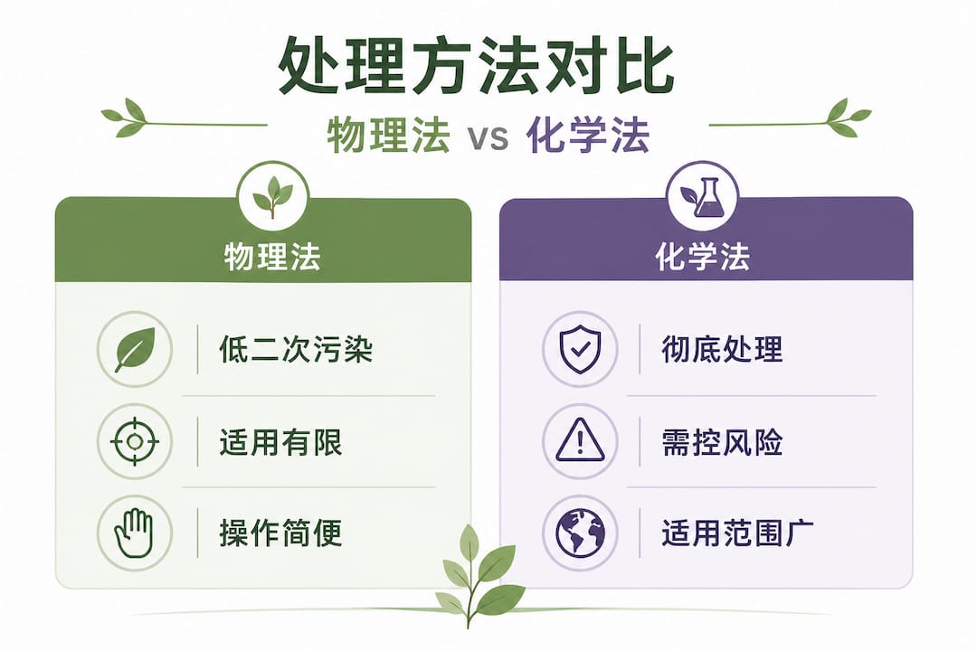 物理方法与化学方法对比一览图