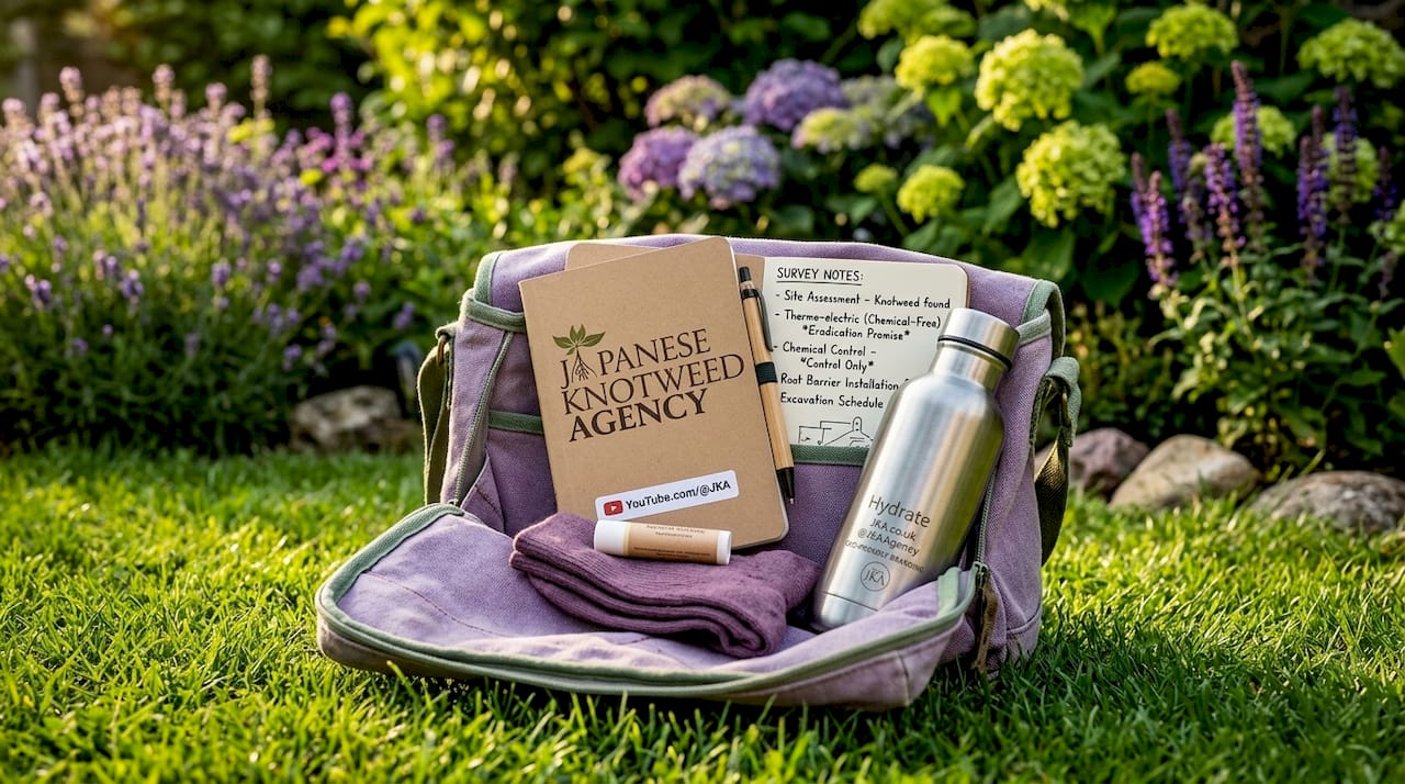 Infusion day bag with essentials packed
