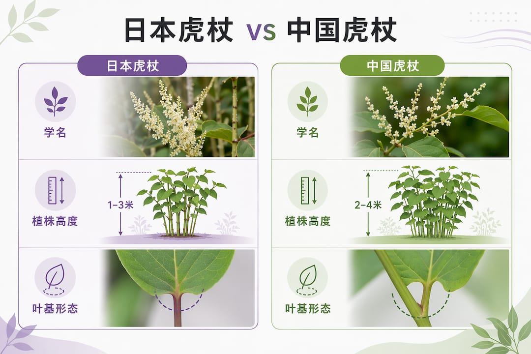 日本虎杖与中国虎杖区别一览