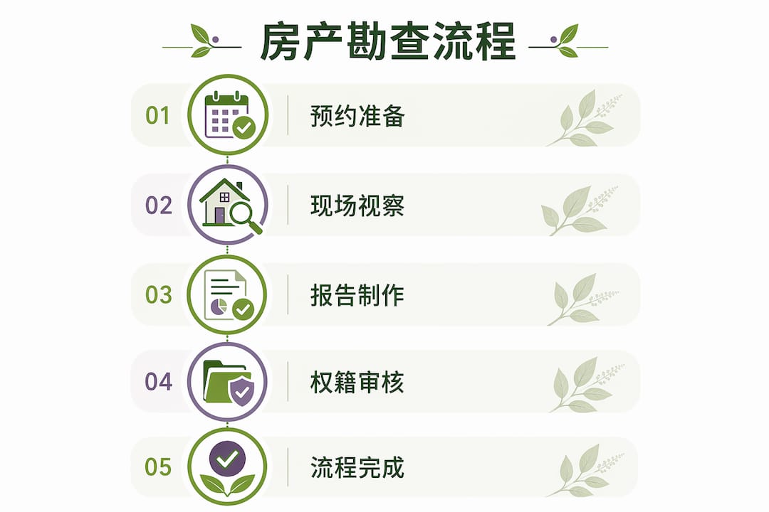 房产勘查全流程一览图