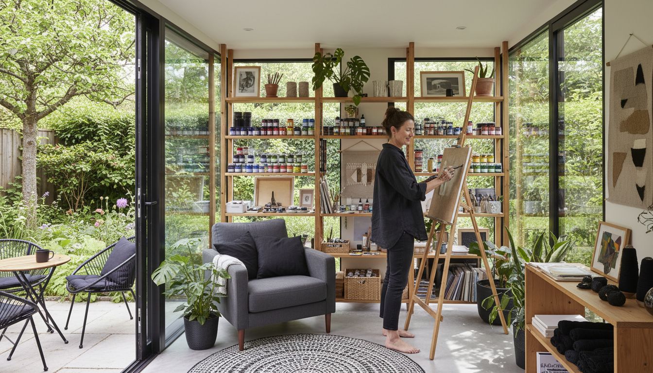 personalized garden cabin studio