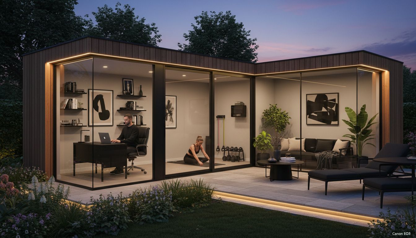 modern garden building