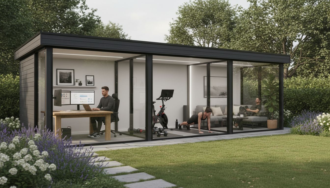 modern garden building