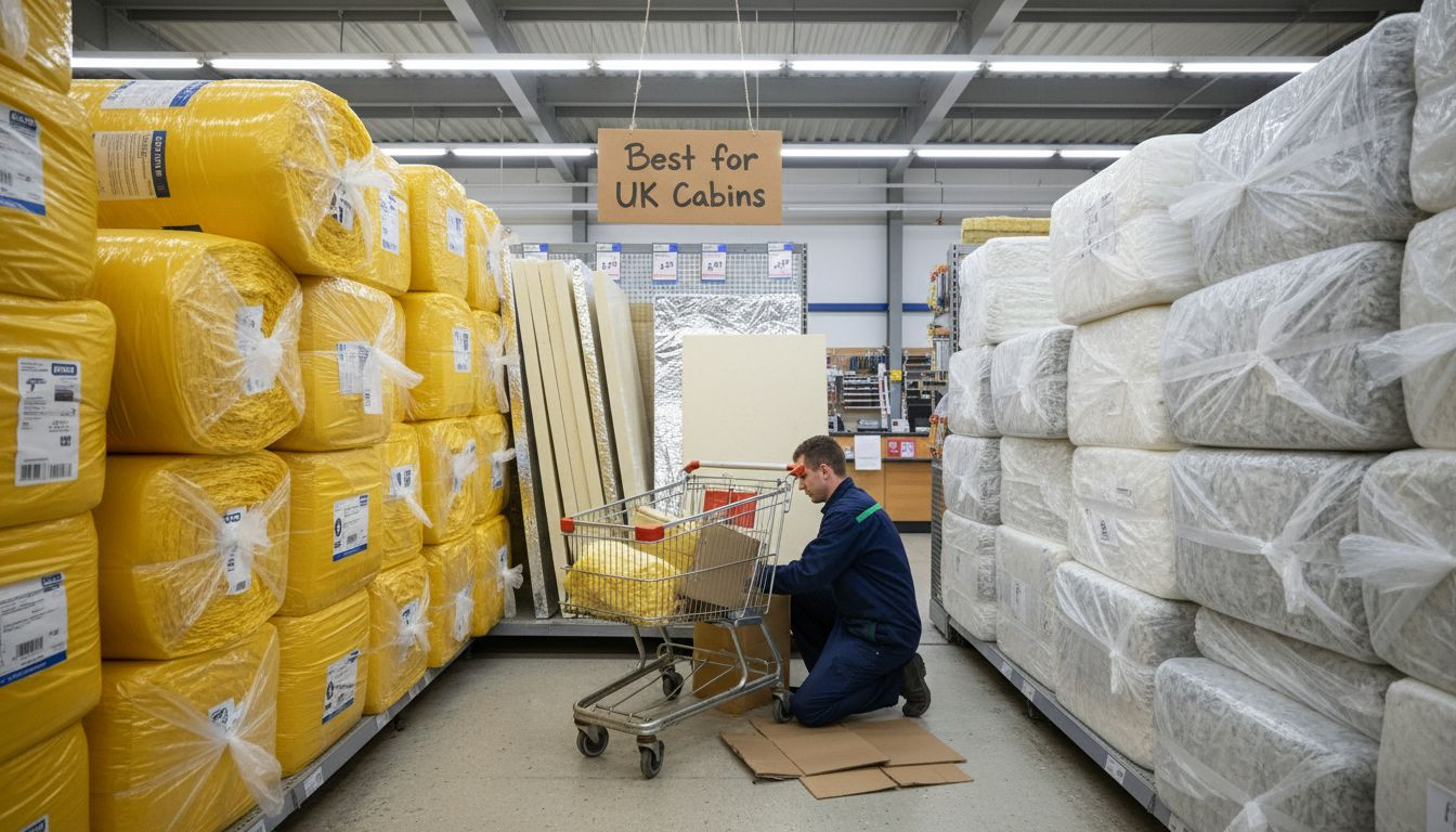 Insulation options for UK log cabins