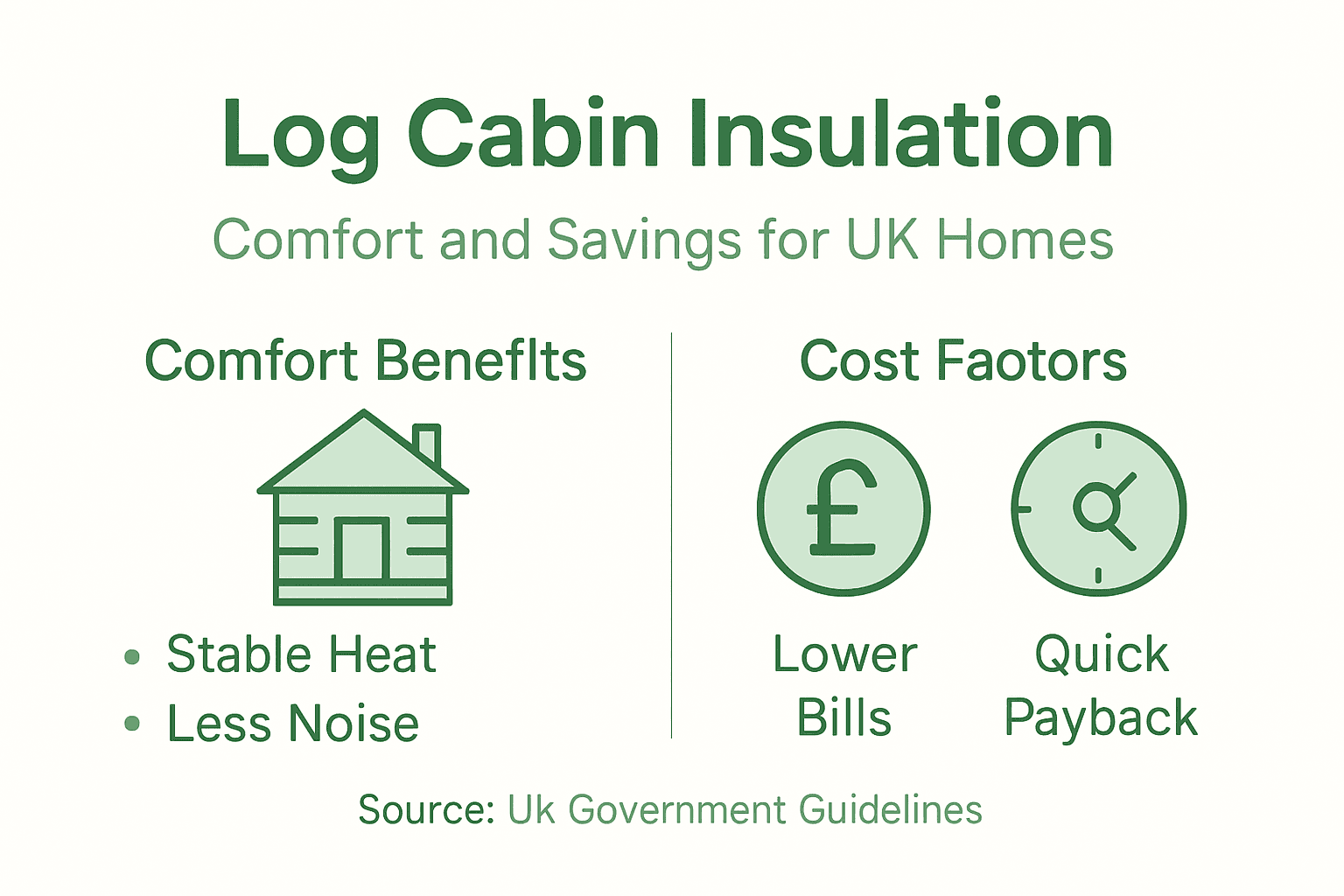Infographic on insulation comfort and savings