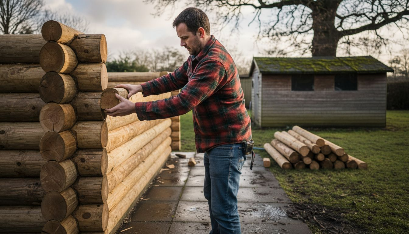 What is interlocking log construction: UK DIY guide