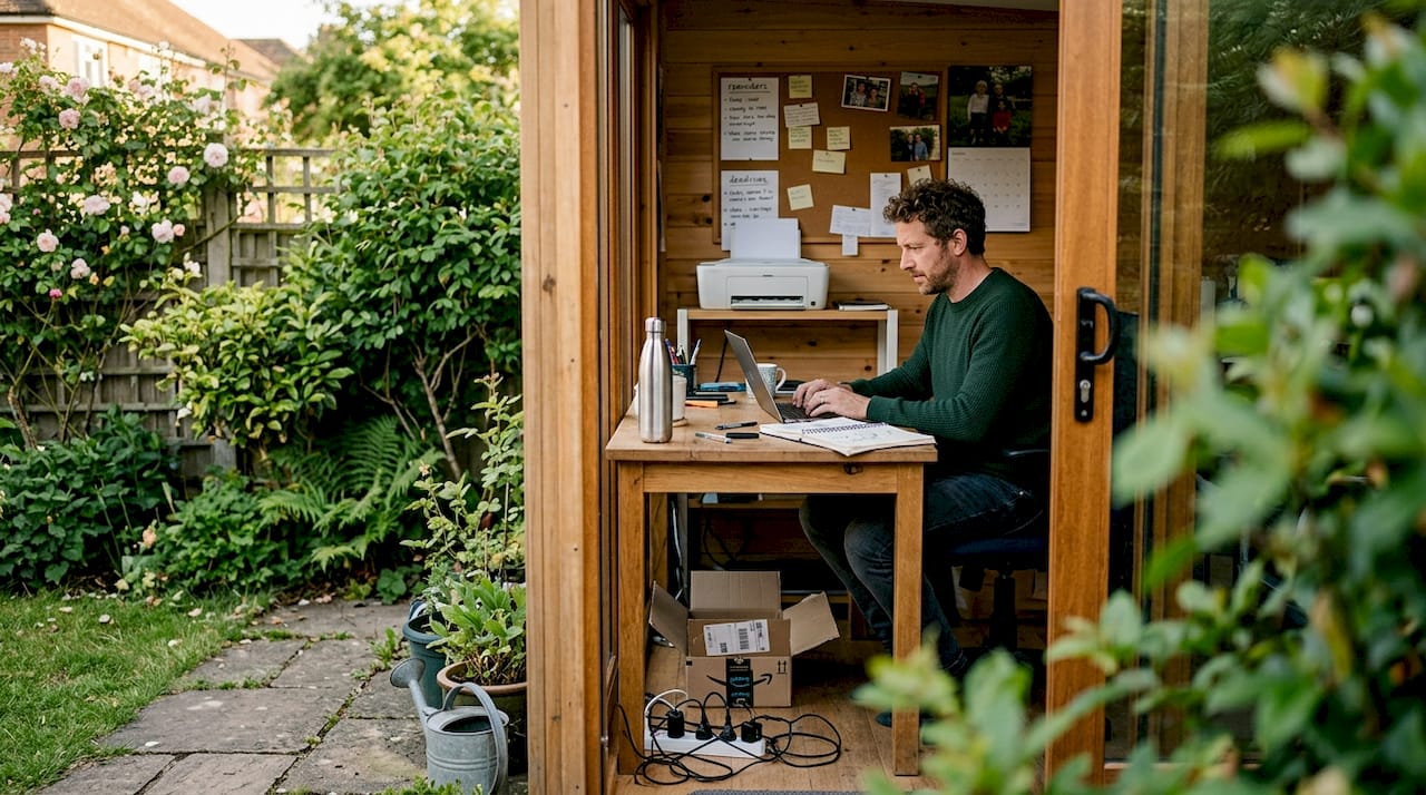 Why build a home office shed: boost productivity