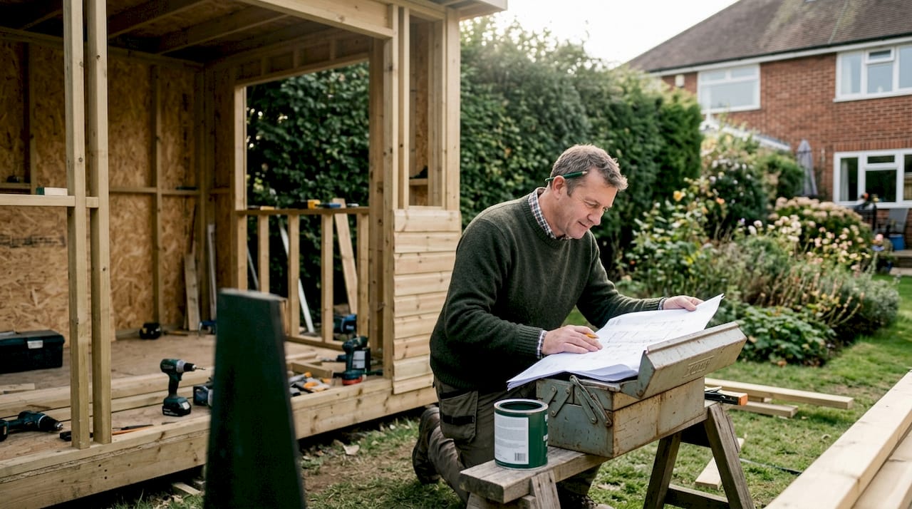 Planning permission for garden buildings: UK guide