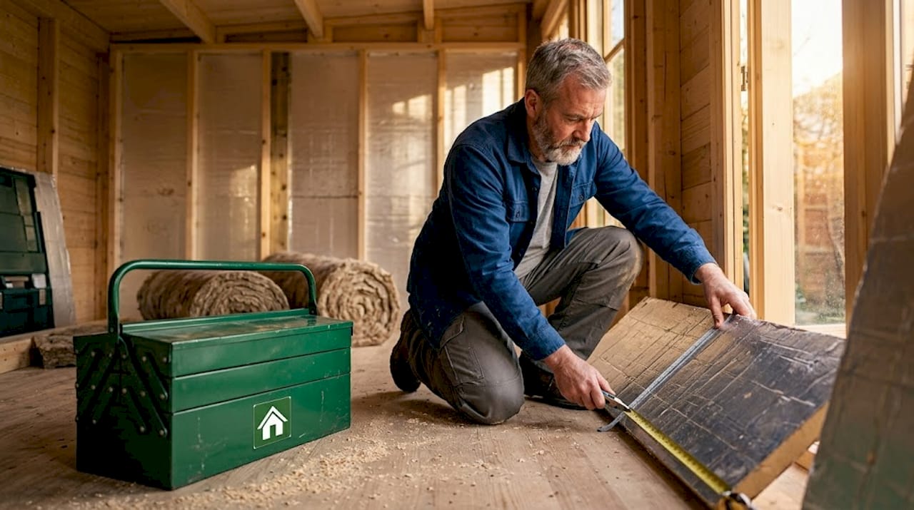 The best insulation types for UK garden buildings