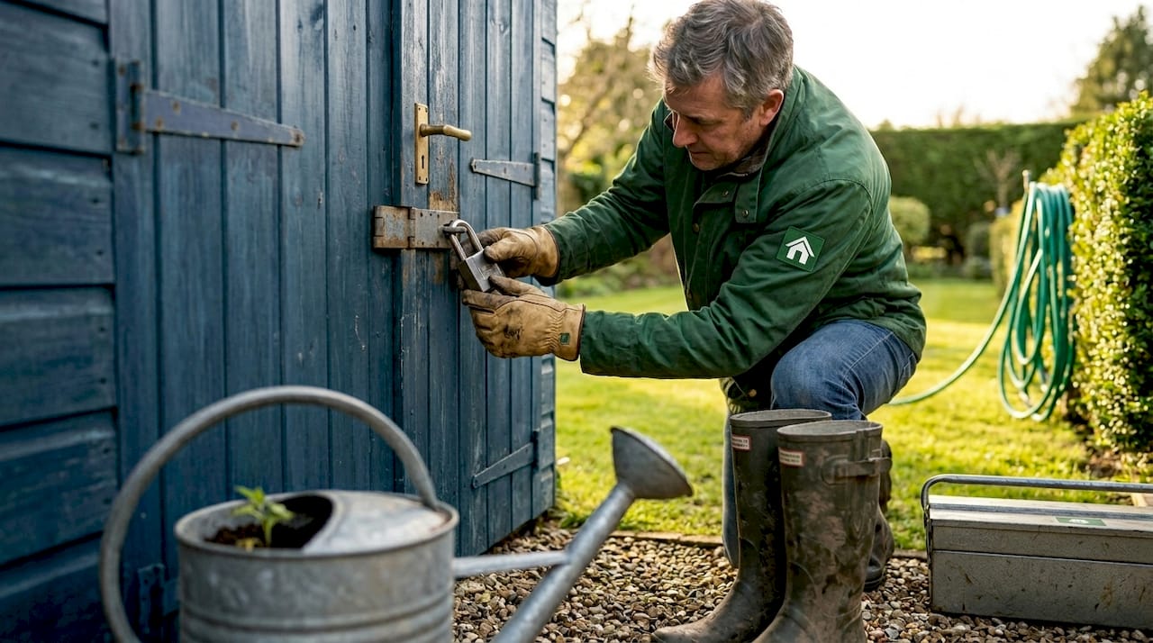 Bespoke security features for your garden building