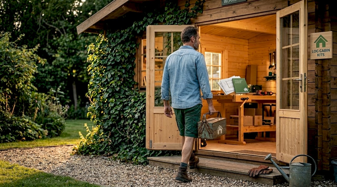 Types of cabin doors explained for garden buildings