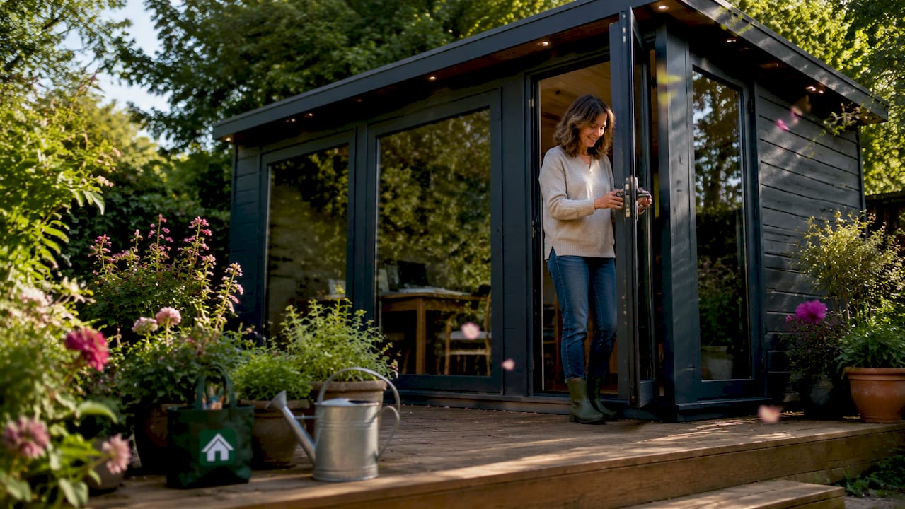 Why choose double glazed cabins for your garden