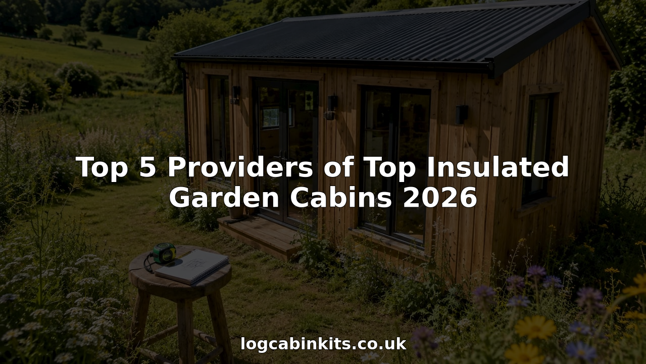 Top 5 Providers of Top Insulated Garden Cabins 2026