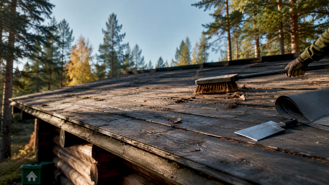 How to waterproof a cabin roof: a practical guide