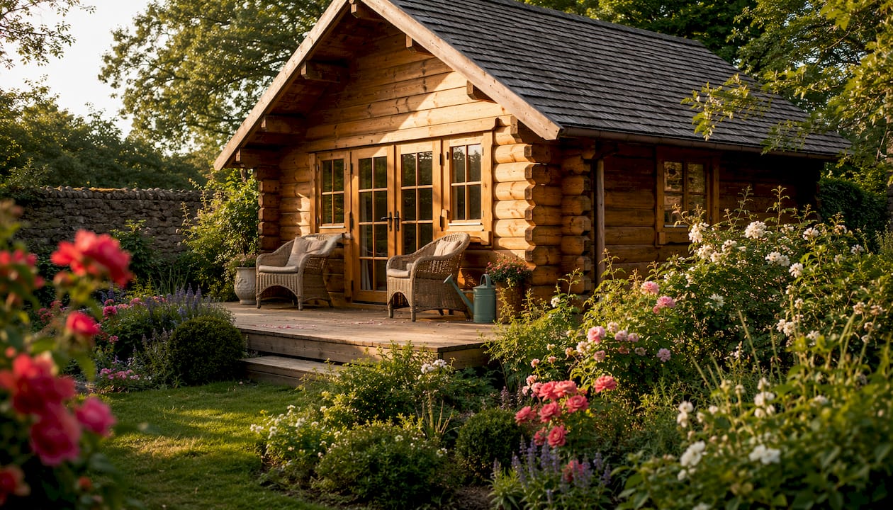 Log cabin to garden room: a year-round guide for UK homeowners