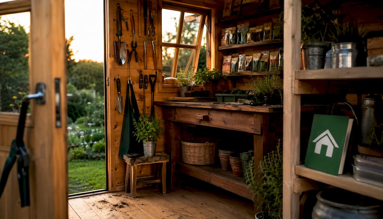Why garden storage matters for growers: bespoke log cabins