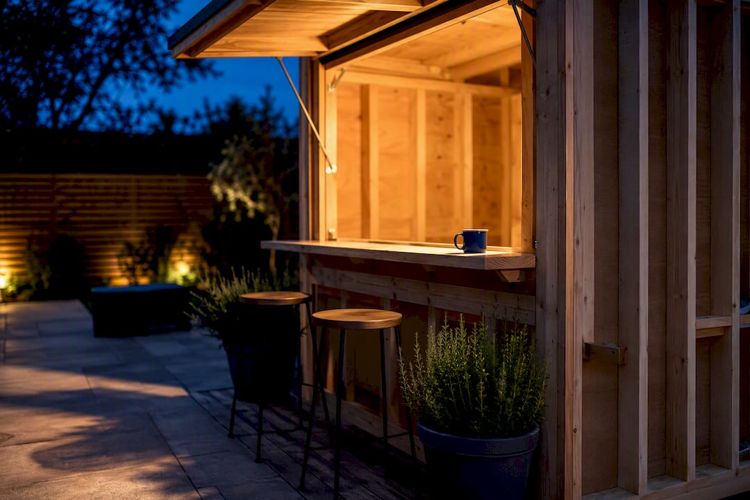 Budget £1,500–£6,000: Buy or commission a UK home bar garden cabin