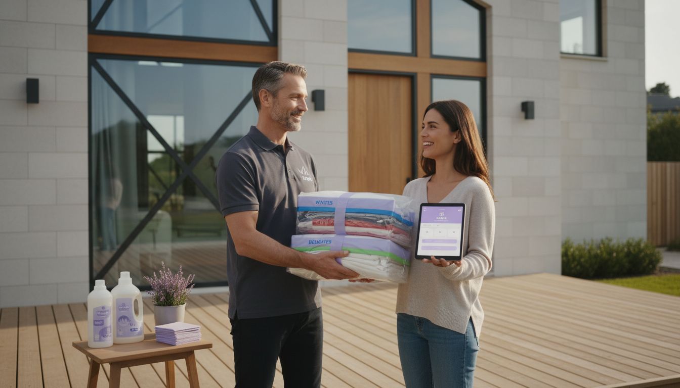 laundry delivery workflow