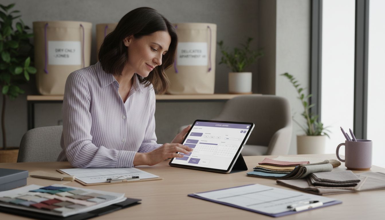 laundry customization dashboard