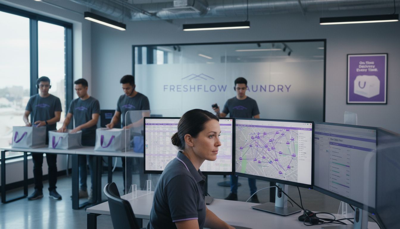 laundry service logistics