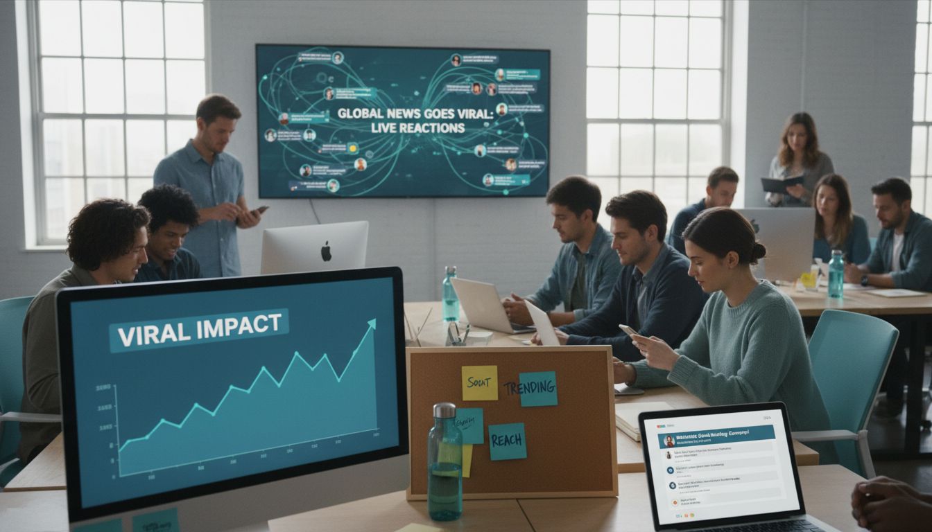 Team tracking viral trending news stories