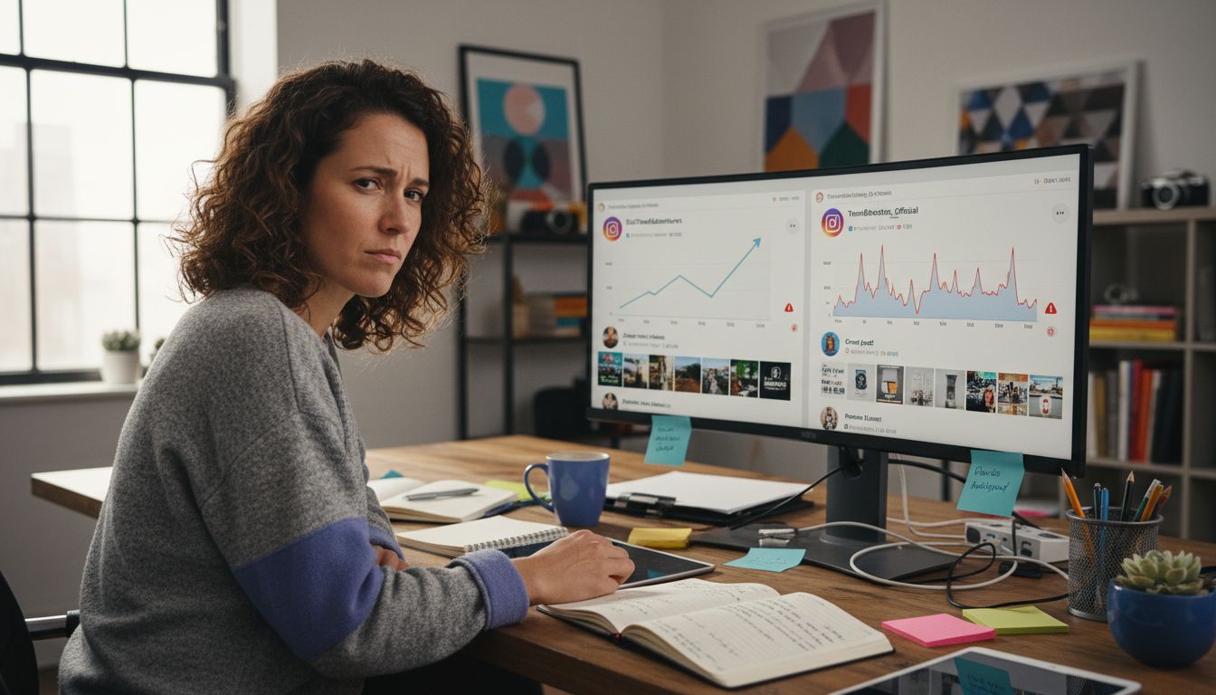 Instagram growth comparison