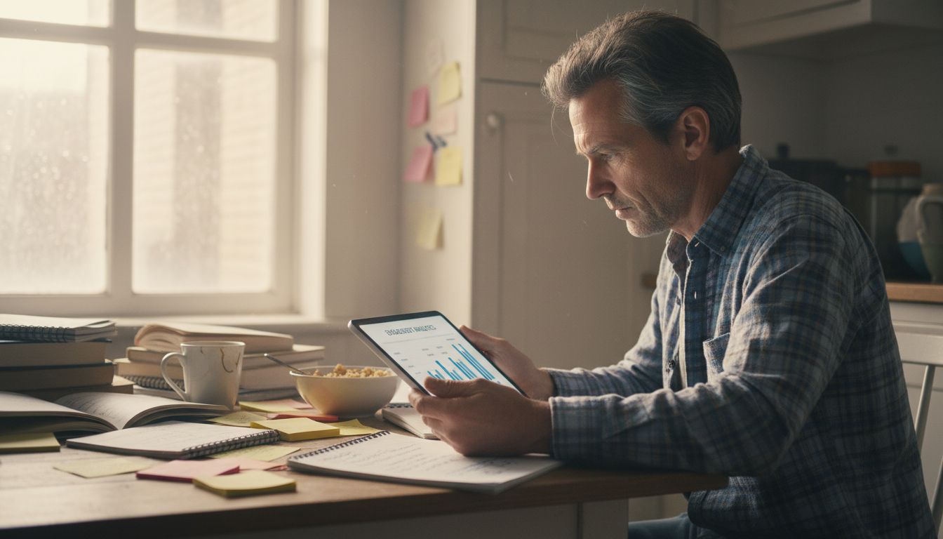 Man tracking AI-powered social engagement