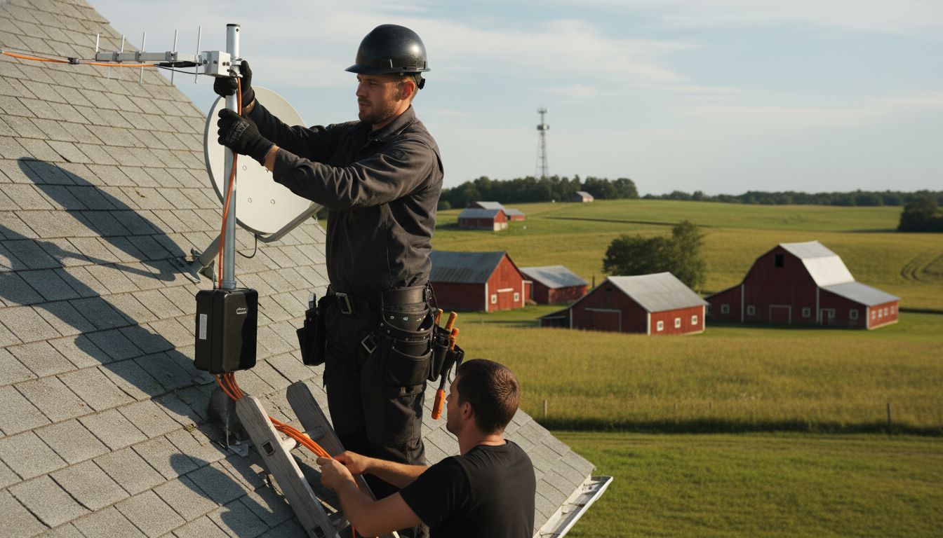 rural internet installation