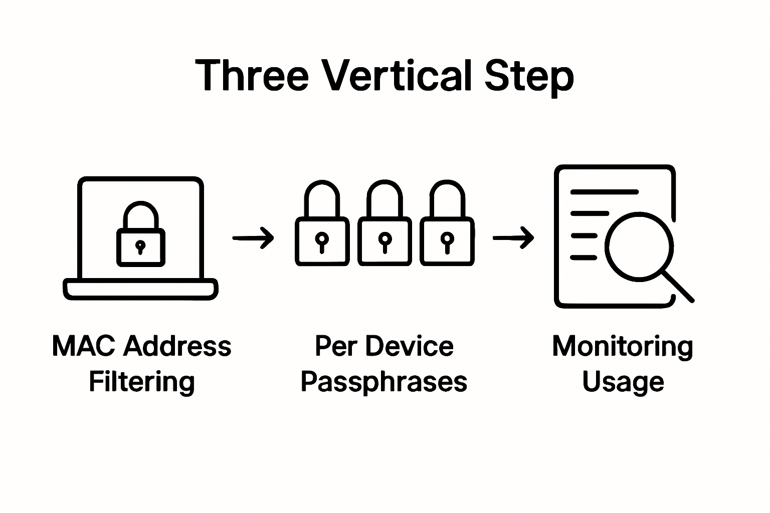Infographic of hotspot device access controls