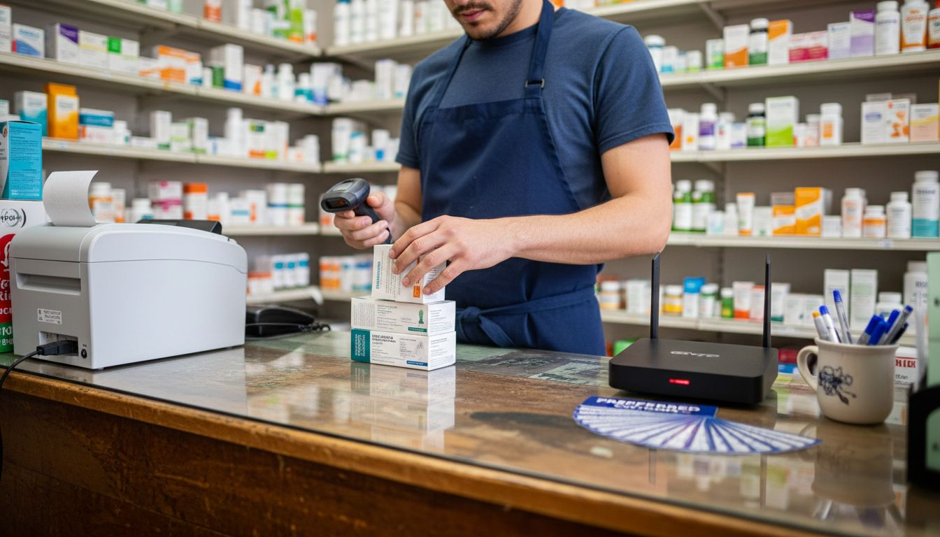 Store clerk uses 5G tech for checkout