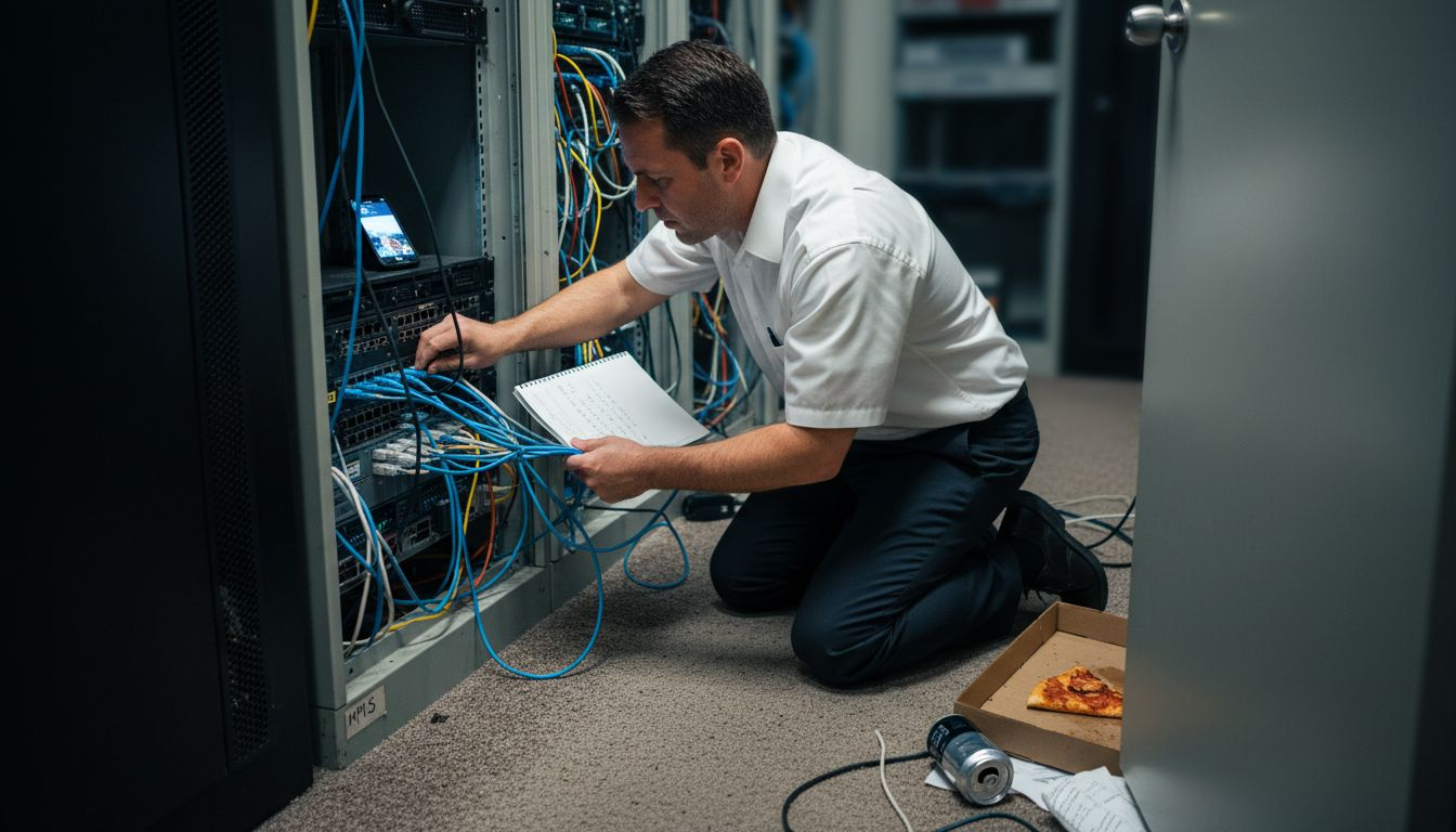 IT specialist maintaining traditional WAN hardware