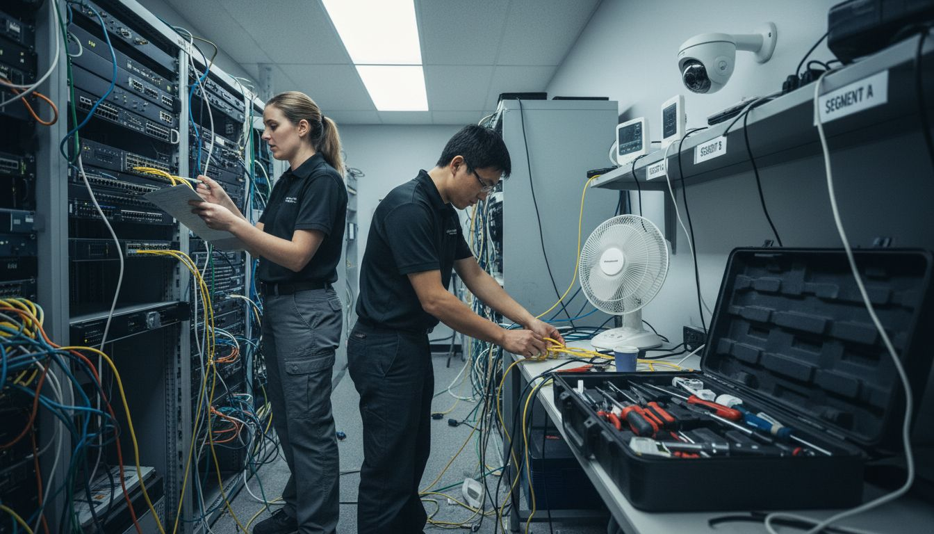 Engineers segmenting network for IoT devices